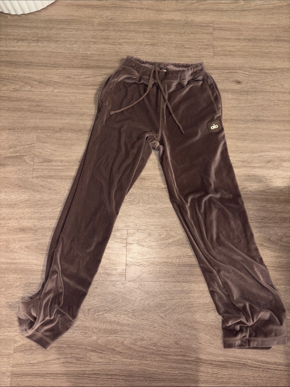 ALO Yoga Brown Velour pants